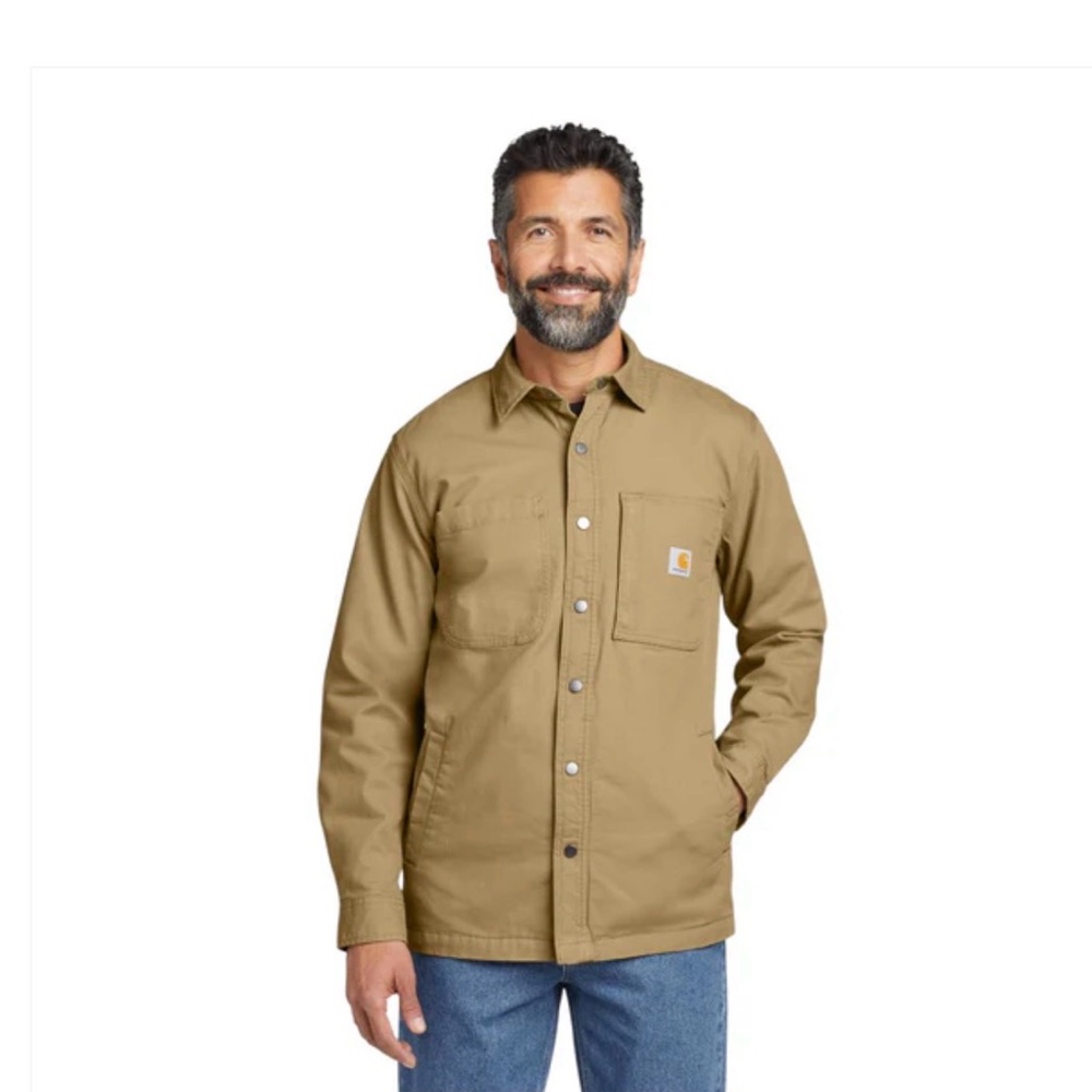 Carhartt Men's Beige Shirt Jacket - Picture 5 of 5